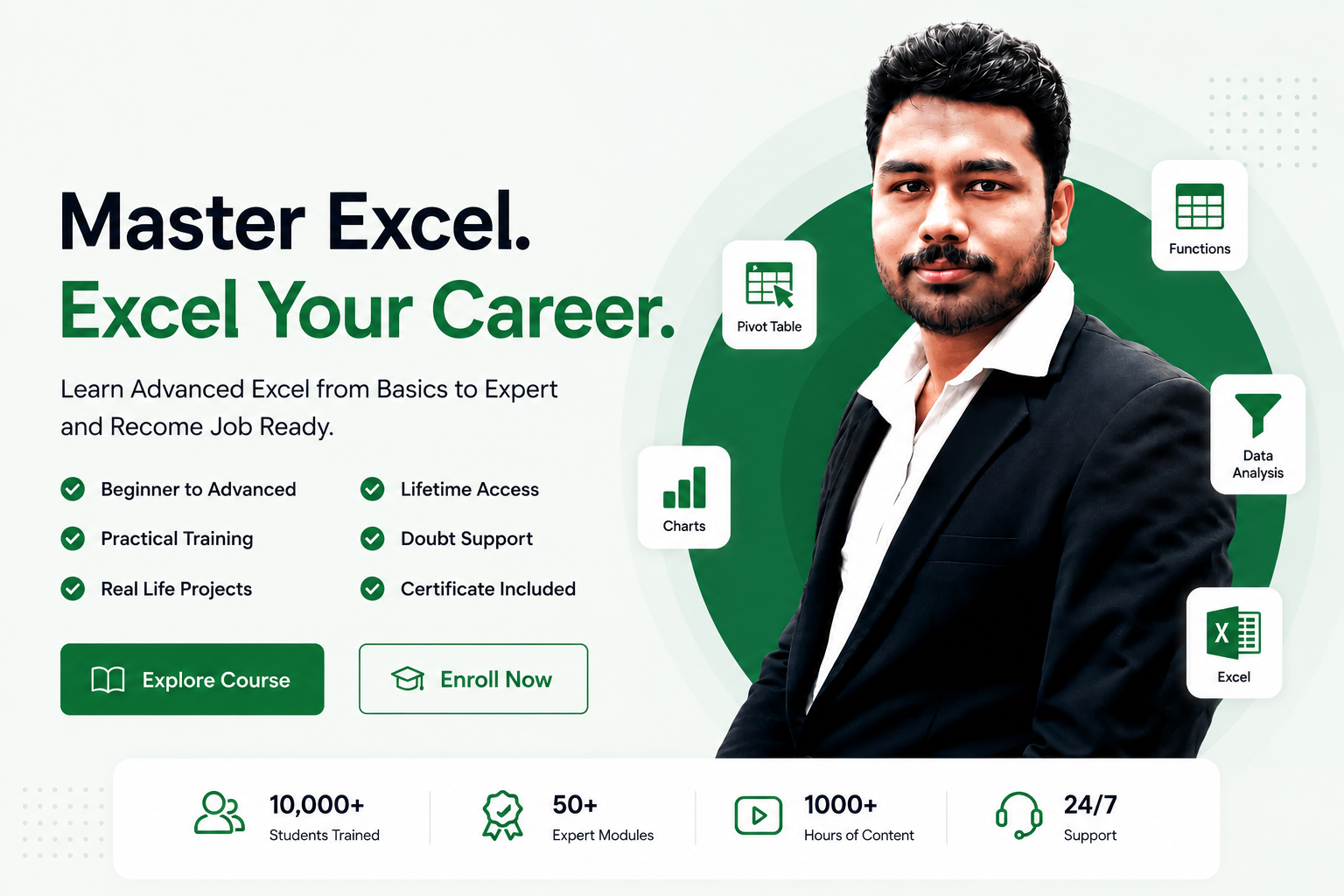 Advanced Excel hero banner